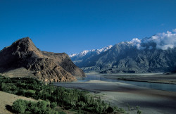 Skardu Valley and Indus River, Pakistan